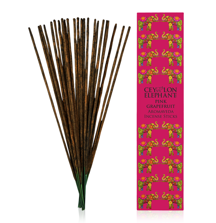 Ceylon Pink Grapefruit - Aromaveda Incense Sticks