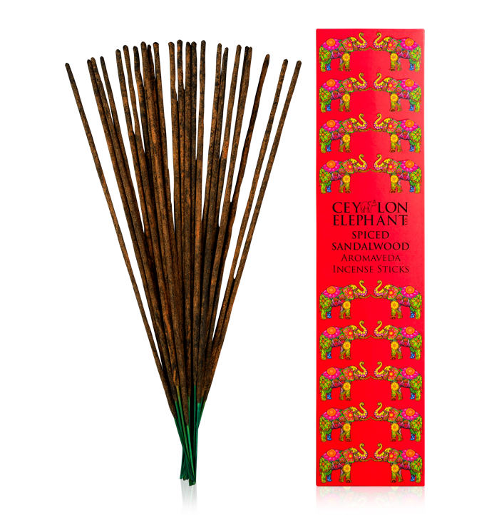 Ceylon Spiced Sandalwood - Aromaveda Incense Sticks