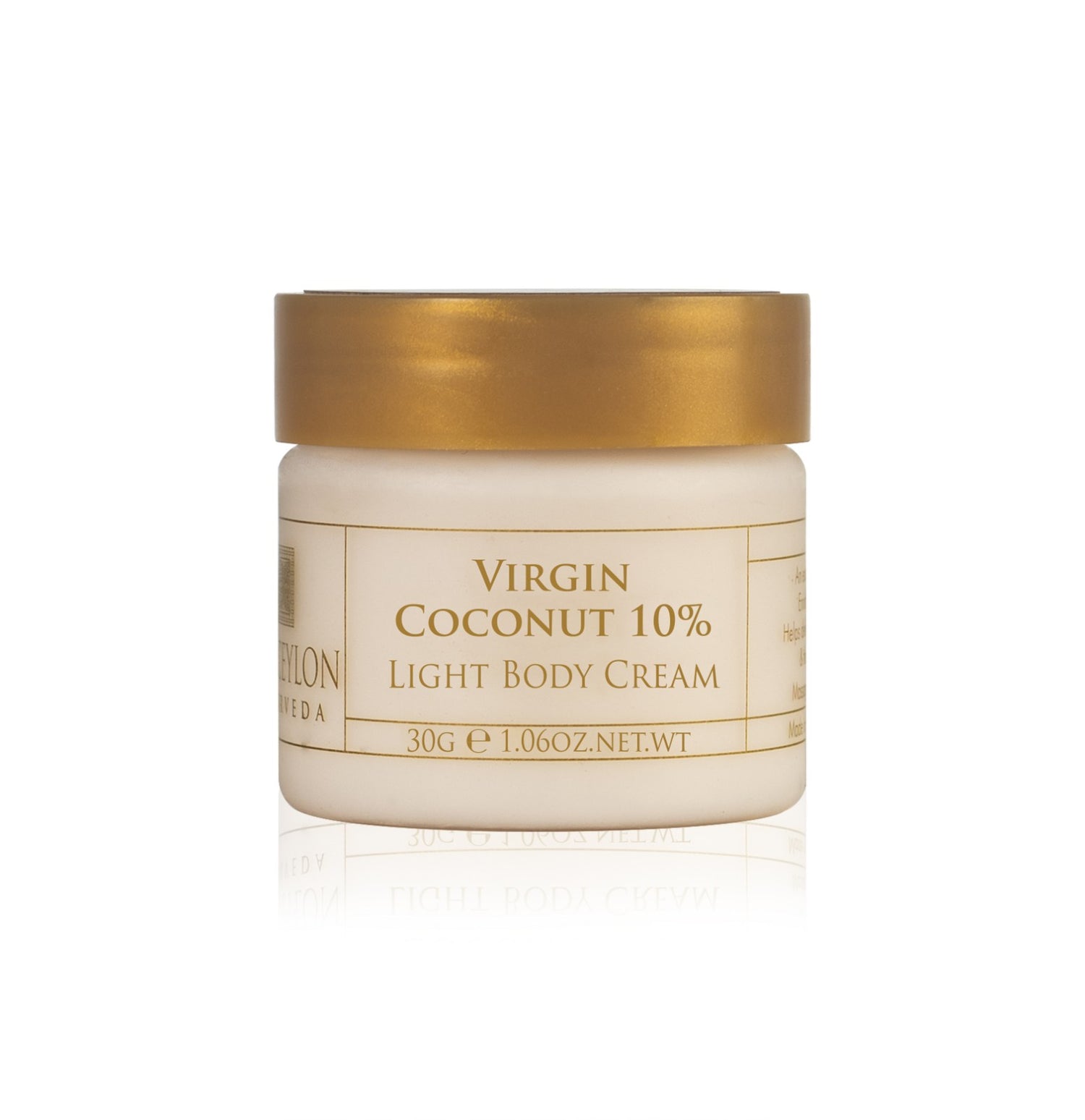 Virgin Coconut 10% - Light Body Cream