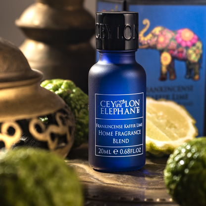 FRANKINCENSE KAFFIR LIME- Ceylon Elephant Home Fragrance Blend 
